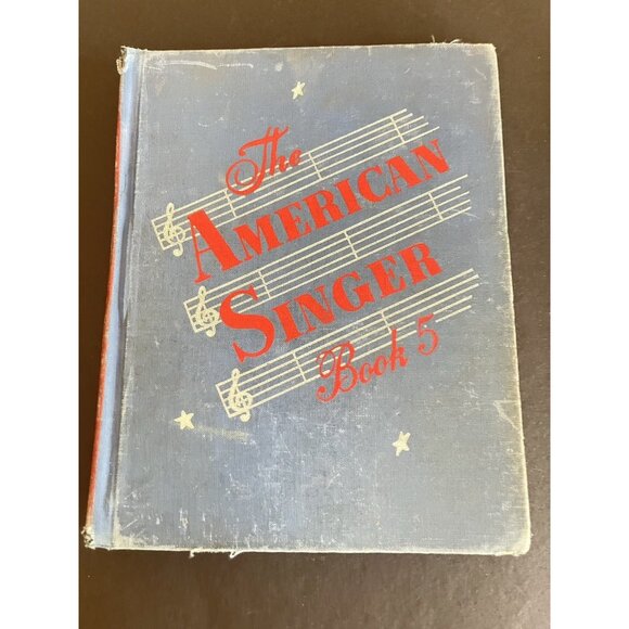 2 Song Book Child Listen And Sing 1943 The American Singer 1946 W Music Notes HB - Picture 1 of 12
